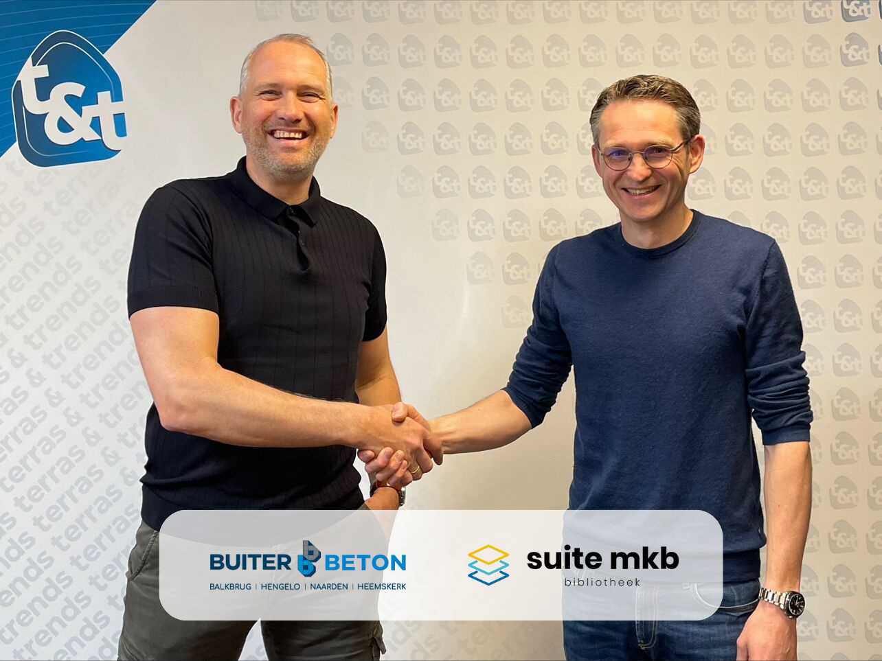 Eerste samenwerking met Buiter Beton een jaar geleden Eerste samenwerking met Buiter Beton een jaar geleden